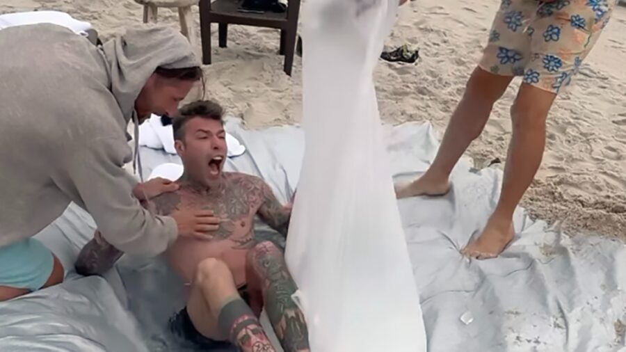 Fedez infortunato Los Angeles