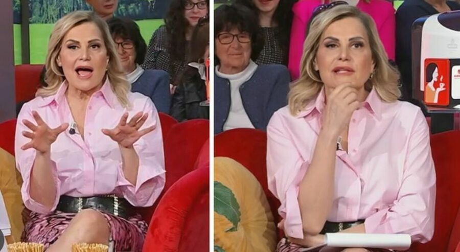 Simona Ventura, paresi facciale