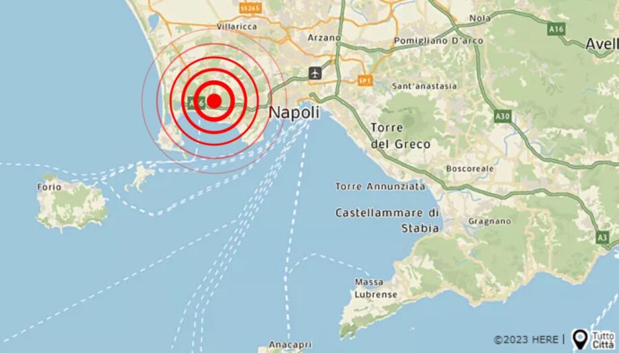 Tre scosse di terremoto nella regione italiana