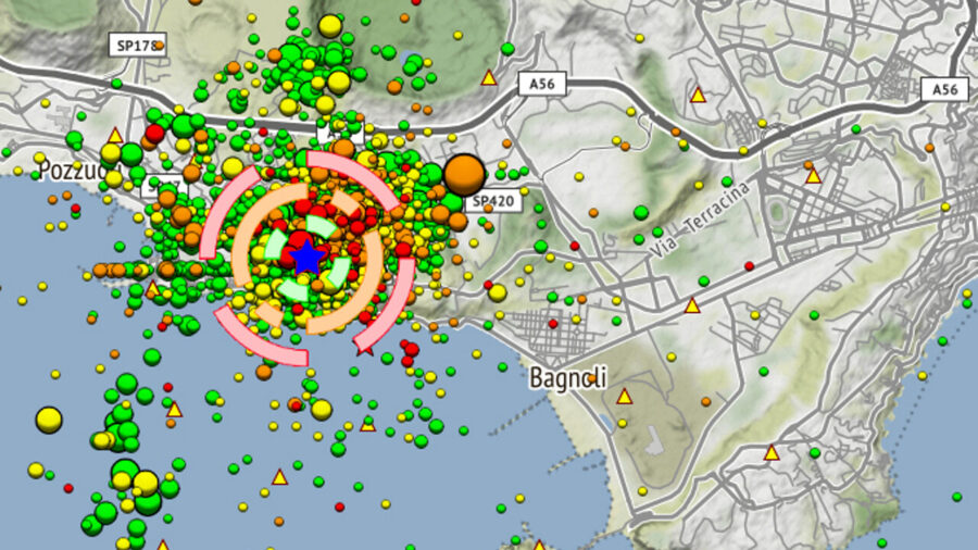 Tre scosse di terremoto nella regione italiana