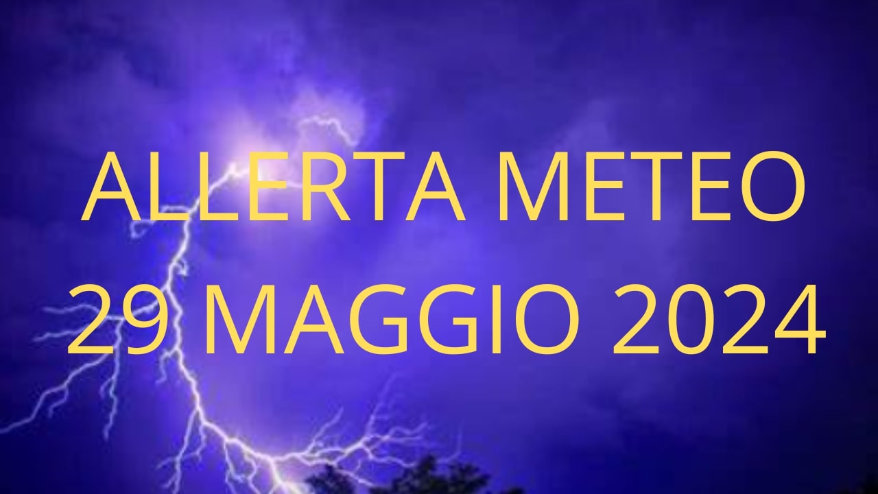Allerta meteo 2024 per il maltempo