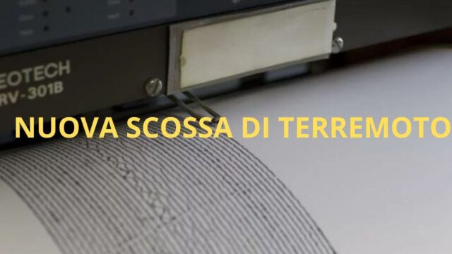 Terremoto, nuova scossa questa mattina: inizia un nuovo sciame sismico, paura tra la popolazione