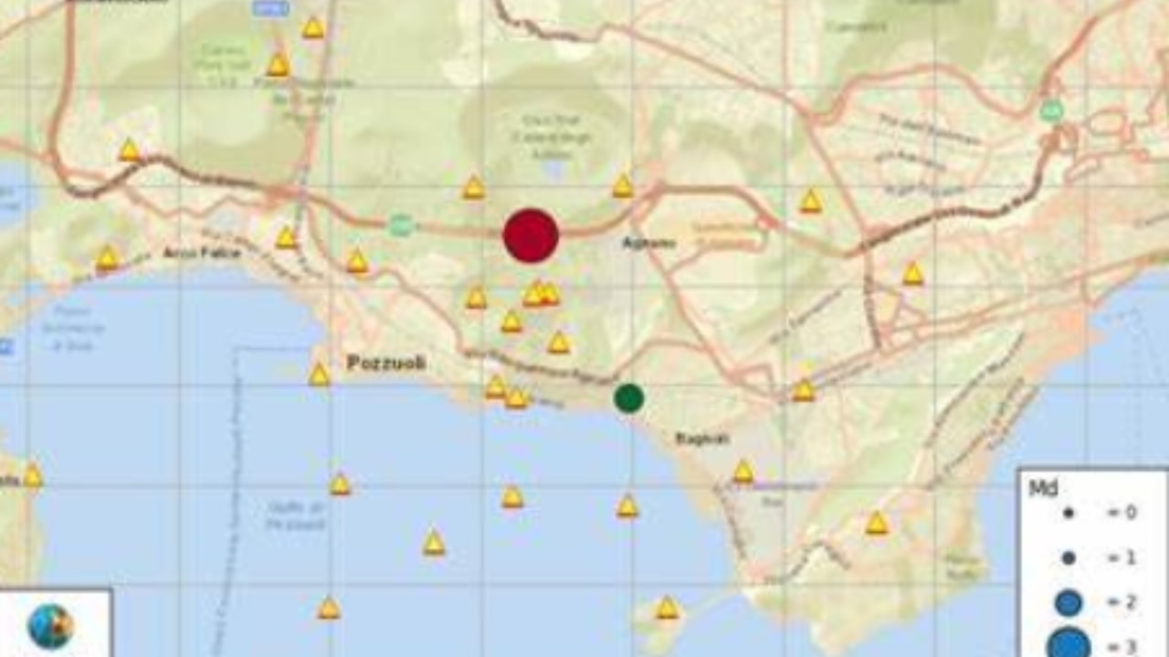 Terremoto nei Campi Flegrei