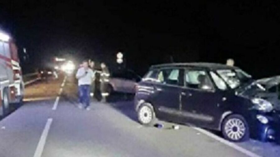 Incidente nella notte di sabato, casertano