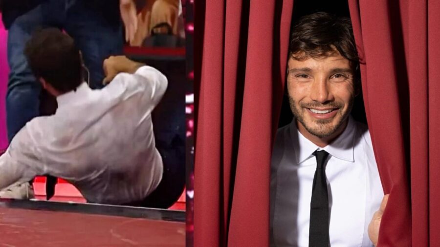 Stefano De Martino caduto