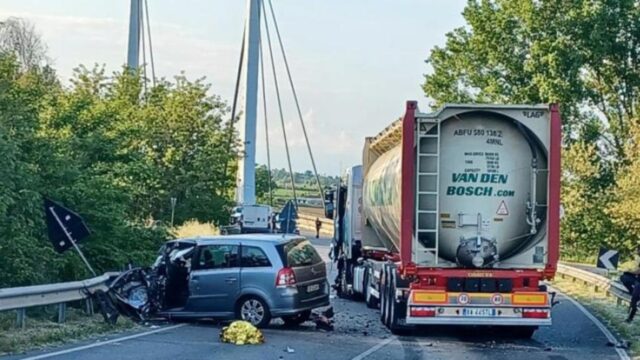 Grave incidente stradale a Bordolano, purtroppo Agnese Brunelli è morta a 59 anni: era mamma di tre figli