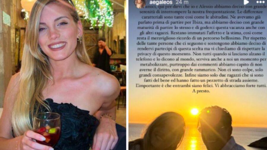 coppia famosa si lascia clamorosamente, anita oliveri alessio falsone