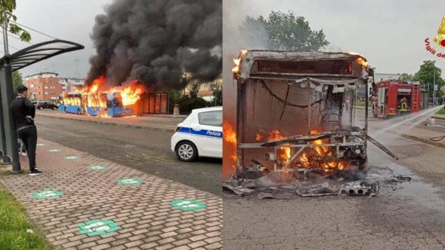 “C’erano dei ragazzi dentro” Autobus prende fuoco, immediato l’intervento dei soccorsi: cosa è successo
