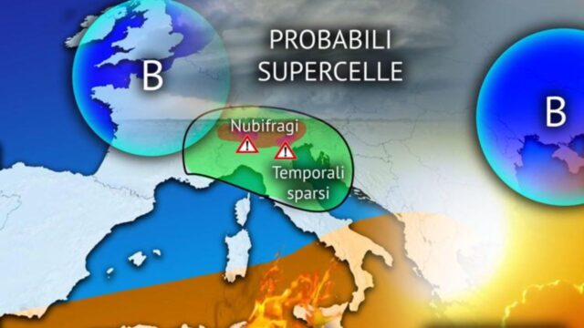 Maltempo in Italia, allerta per la giornata di giovedì 23 maggio: queste le Regioni a rischio