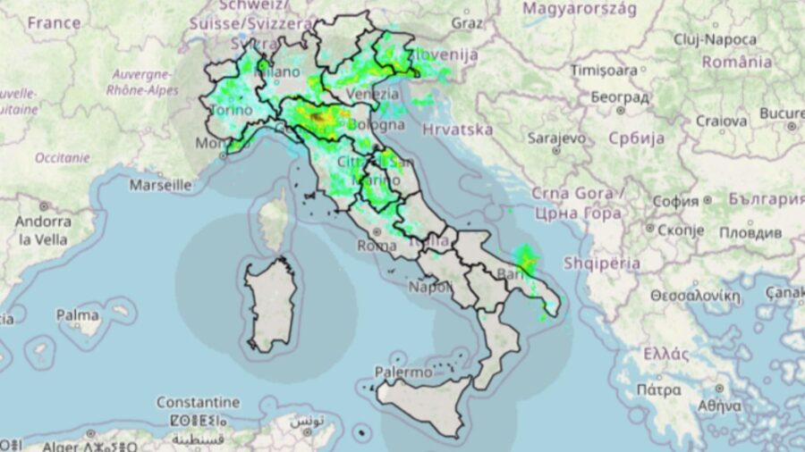 Allerta meteo giovedì 2 maggio