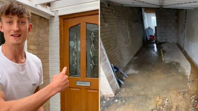 “Non potevo permettermi una casa, così ho trasformato il mio garage”. Ragazzo realizza qualcosa di incredibile