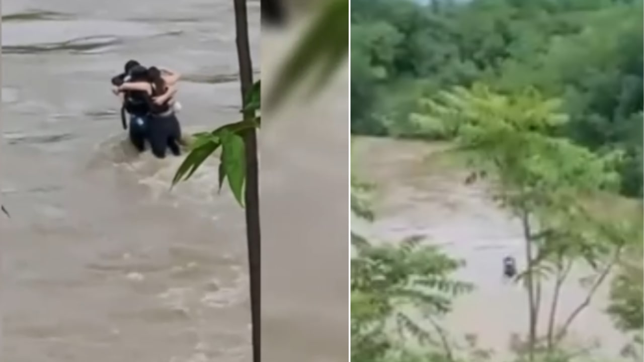 Ragazzi sorpresi dall'alluvione