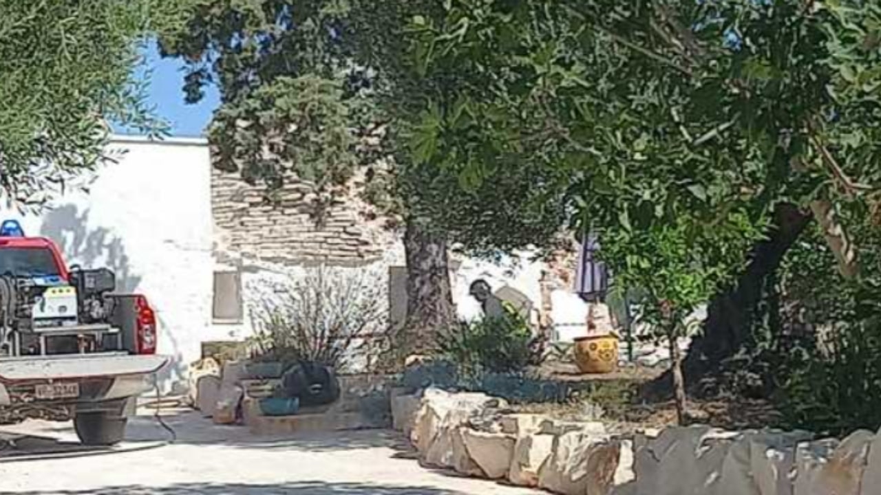 Esplosione improvvisa a Cisternino