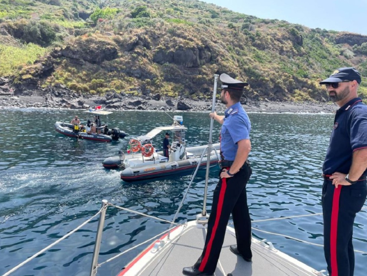 morto giovane padre sulla spiaggia di Lipari