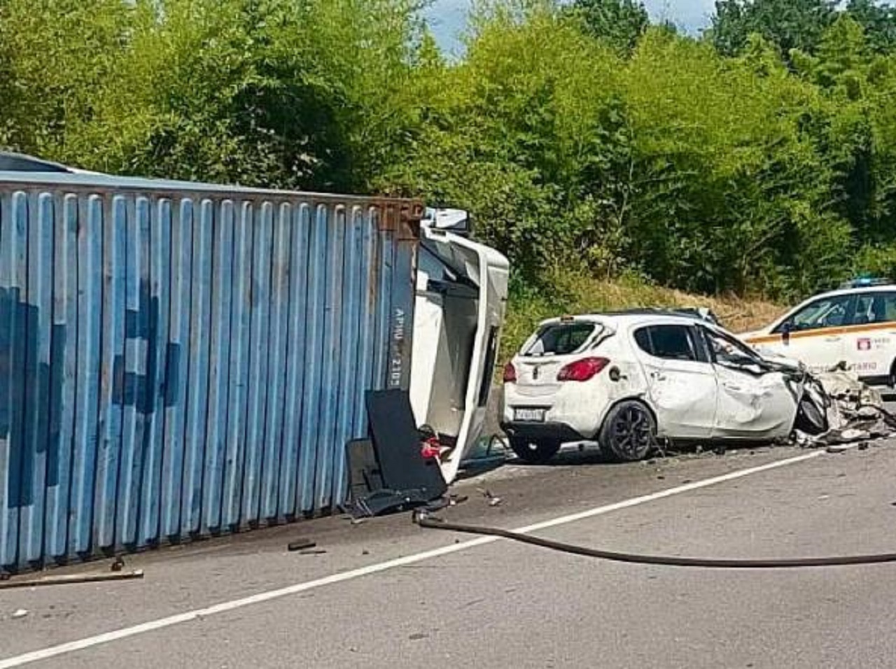 incidente stradale: morta donna di 54 anni