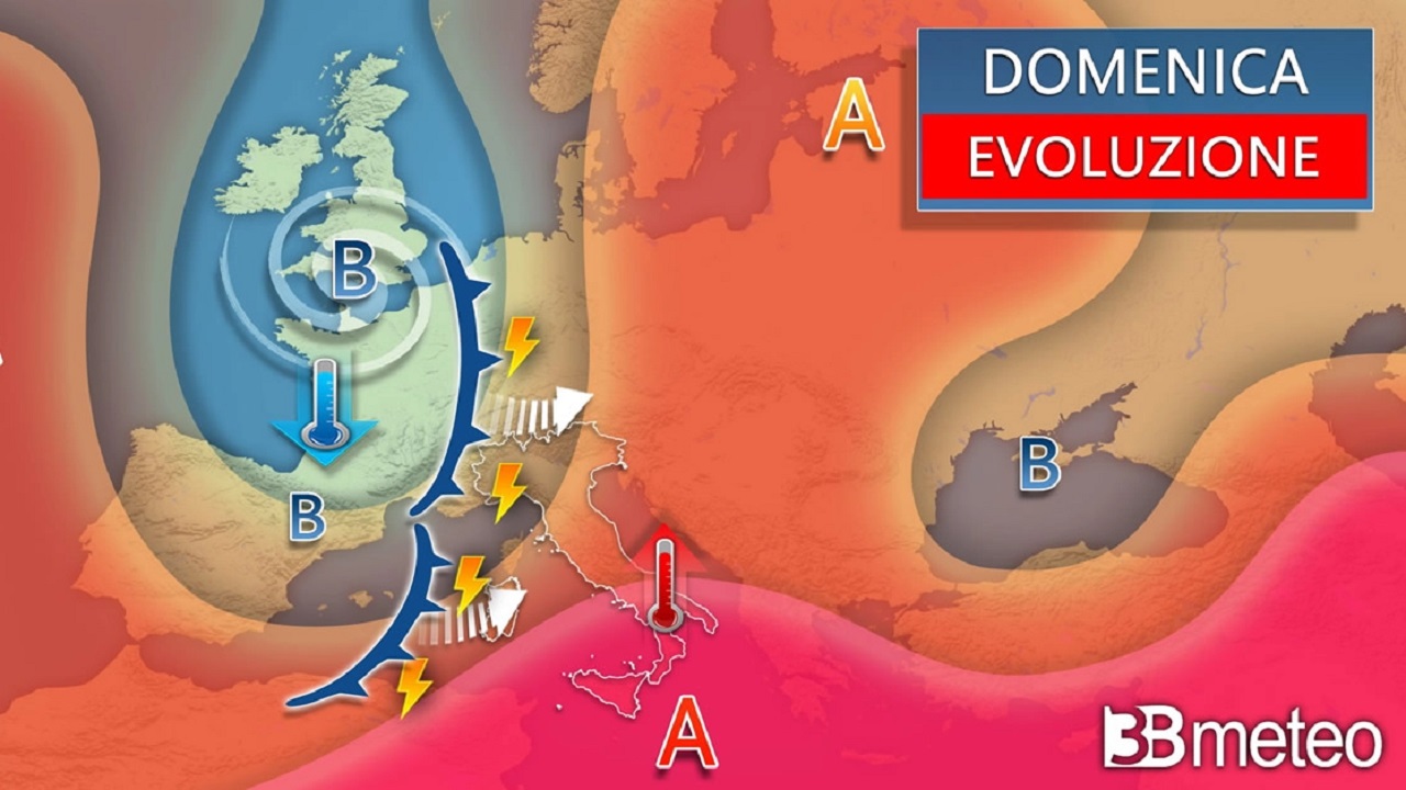 prevista allerta meteo sino a domani