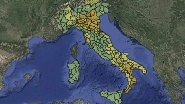 Torna il maltempo in Italia, lanciata l’allerta nella giornata di lunedì 24 febbraio: a rischio queste Regioni