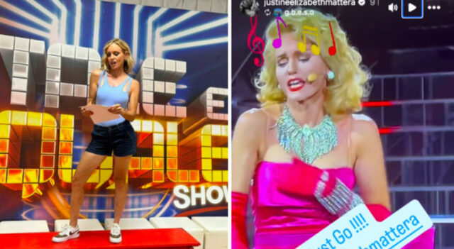 Justine Mattera on stage: la performance di “Material Girl” riaccende i ricordi di Veronica Maya