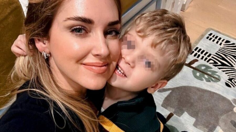 ferragni con i figli