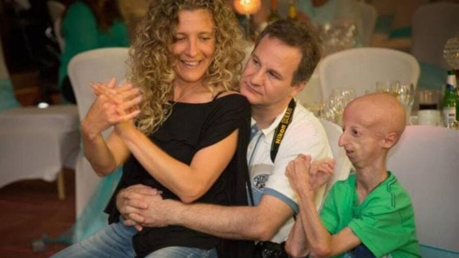 Sammy Basso e famiglia