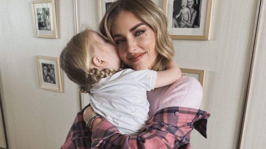 ferragni con i figli