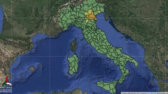 Allerta meteo per domani, previsti forti temporali in queste Regioni