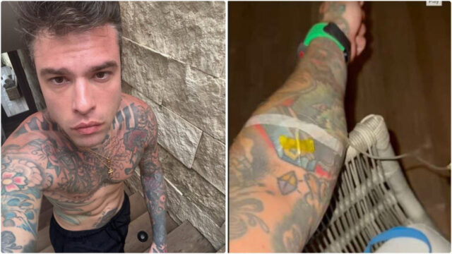 Fedez con una flebo prima della festa di Capodanno: che cos’è l’IV Drips e perché è tanto amata dai Vip 
