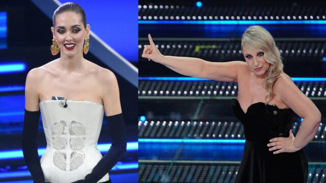 Katia Follesa e la battuta su Chiara Ferragni fatta sul palco dell’Ariston: cosa ha detto la co-conduttrice 