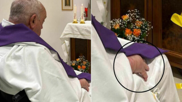 Papa Francesco, lo scatto dall’ospedale preoccupa, c’è un dettaglio nella foto che tutti hanno notato: di cosa si tratta