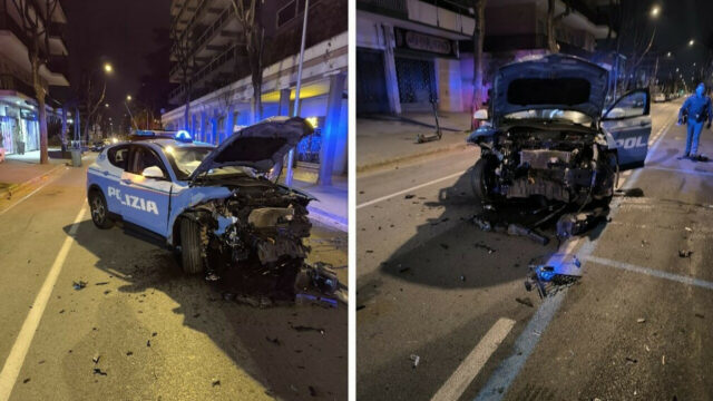 “Vivi per miracolo” poliziotti tentano di sventare una rapina a un bancomat, ma finisce male: distrutta anche una volante