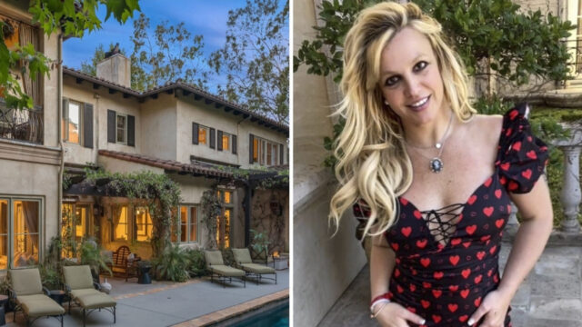 Britney Spears mette in vendita la sua villa di lusso nel quartiere delle celebrità con piscina e cinema: a quanto ammonta il prezzo