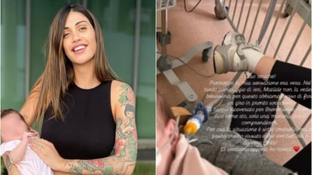 “Vivo ancora tanta paura” ricoverata d’urgenza la figlia di un mese della famosissima di Canale 5: la mamma rompe il silenzio
