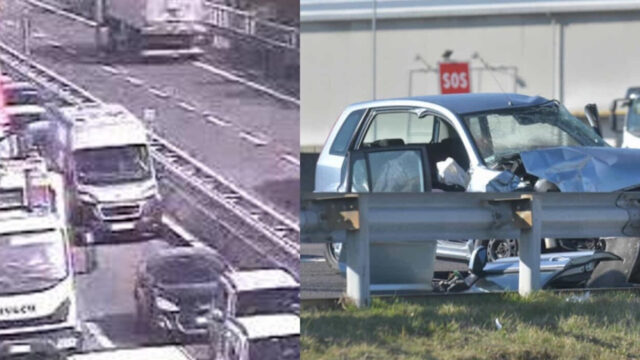 Maxi-incidente in autostrada, più auto coinvolte nello schianto, la clamorosa scoperta su come è stato provocato