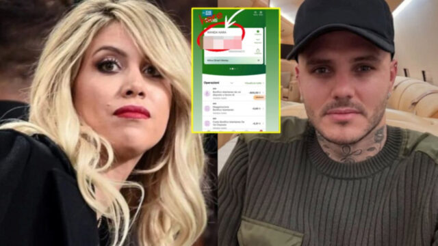 Mauro Icardi mostra la foto del conto in banca di Wanda Nara e scatta la polemica: una cifra stellare 