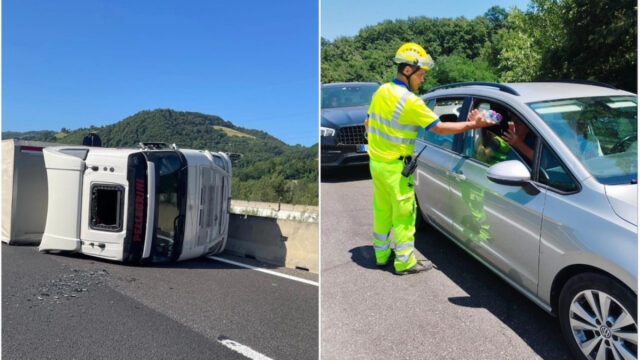 Incidente in autostrada, traffico paralizzato: gli automobilisti assistiti dai soccorsi. La situazione è seria