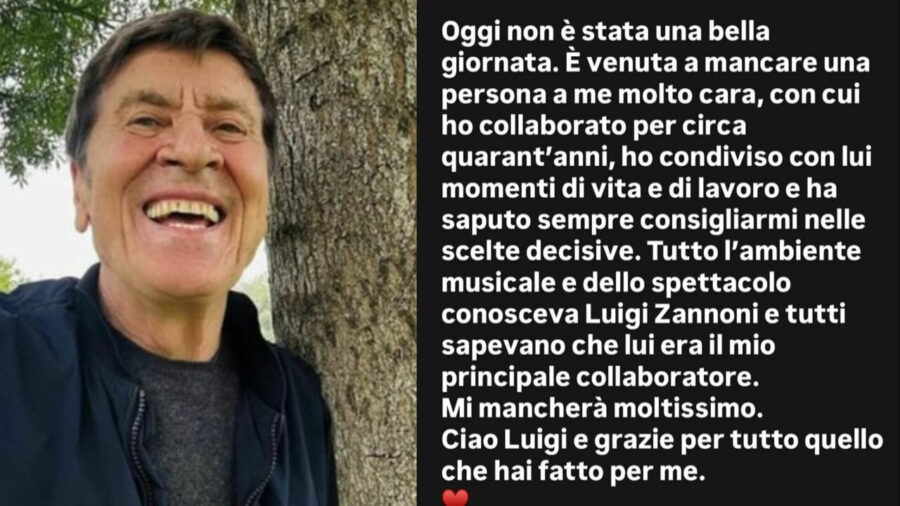 “Grazie per tutto” Gravissimo lutto per Gianni Morandi: il doloroso addio del cantante 