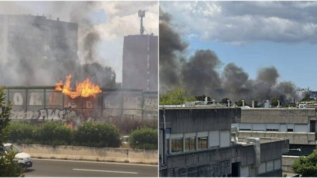 Drammatico incendio nella città italiana, strada chiusa per via del fumo nero e di alcune esplosioni: cosa sta succedendo