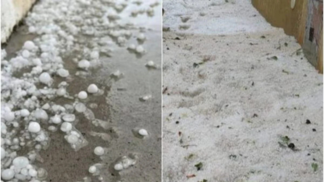 Fortissima grandinata devasta la città, chicchi di ghiaccio fino a 5 centimetri: traffico paralizzato. Cosa sta succedendo