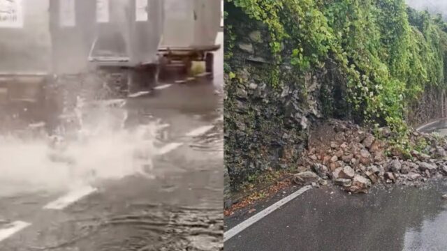Violenta bomba d’acqua, la Regione italiana in ginocchio, si contano i danni