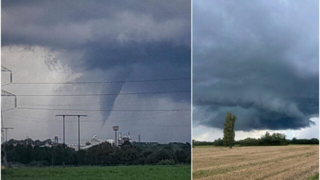 Violenta tromba d’aria si abbatte sulla città italiana, alberi sradicati e case danneggiate: si contano i danni