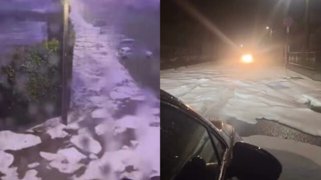 Emergenza maltempo in Italia, strade come fiumi e traffico bloccato, necessario l’intervento dei soccorsi