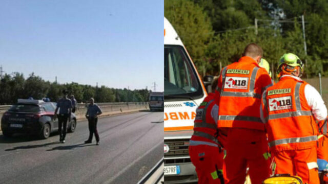 Tragedia sulla provinciale, gruppo di ciclisti travolti da un’auto, il bilancio è gravissimo