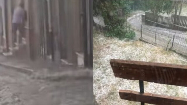 Tempesta di acqua e ghiaccio si abbatte sulla città italiana, allagamenti e strade come fiumi: incubo a Ferragosto
