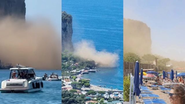 “Andate via, crolla tutto” panico e paura su una una spiaggia italiana: intervengono i soccorsi